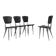 Set of 4 T38 dining chairs by Studio Archirivolto for Fasem, Italy, 1980s