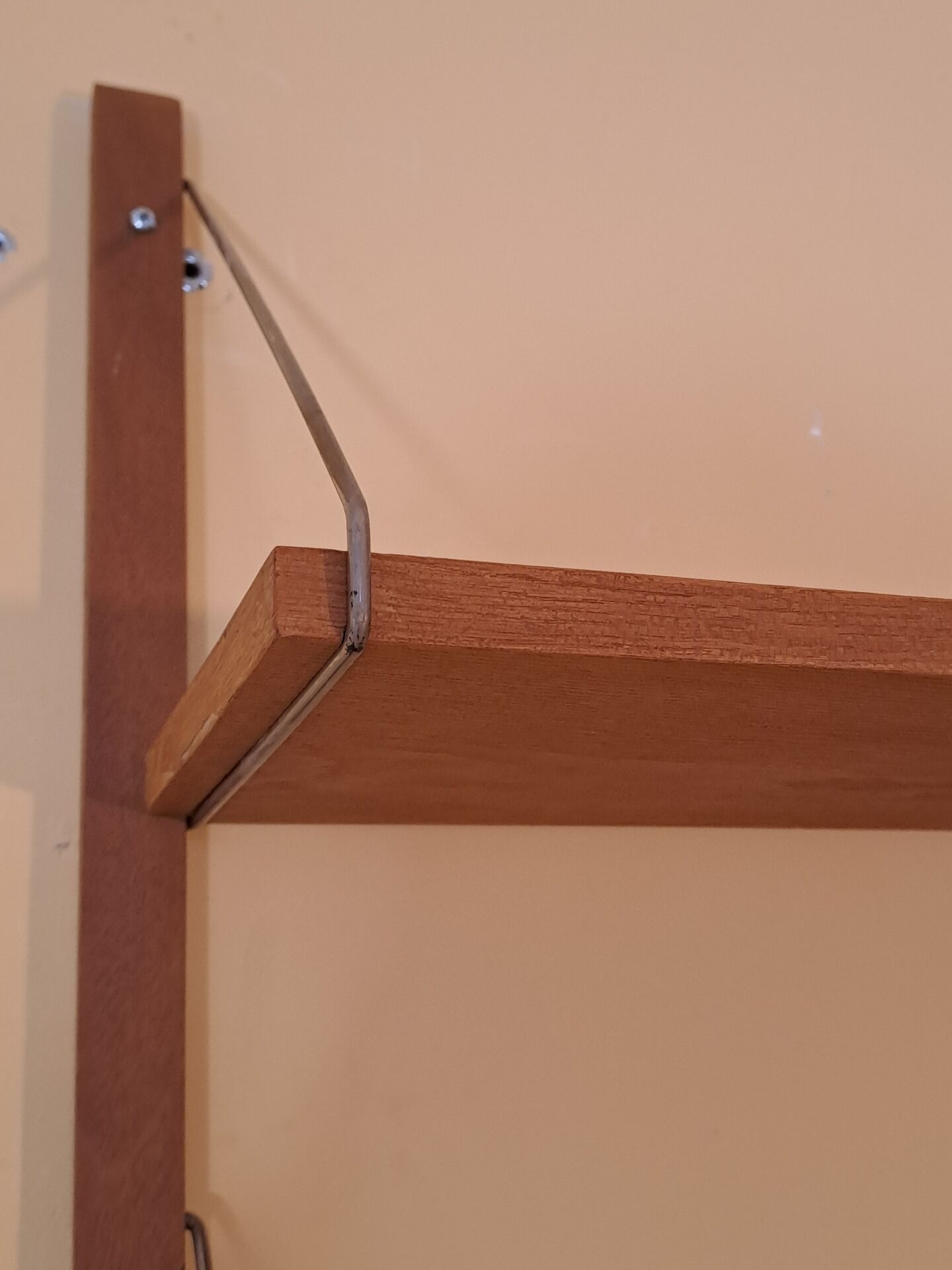 Wall unit 4 shelves, Vintage Scandinavian 1960s