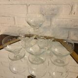 Vintage stemmed glasses