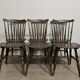 Set of 6 wooden chairs – bistro style - western / vintage