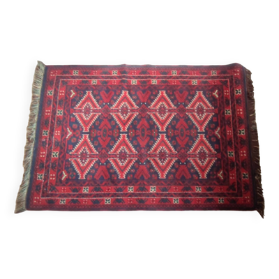 Ancien tapis pure laine vierge