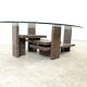 Vintage granite coffee table by Willy Ballez, 1970s