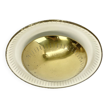 unique 42cm Brass Gino Sarfatti Style Ceiling wall Light Flushmount, Italy