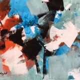 Original abstract acrylic painting