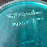 1950s ceramic fruit bowl signed Giraud in Vallauris
