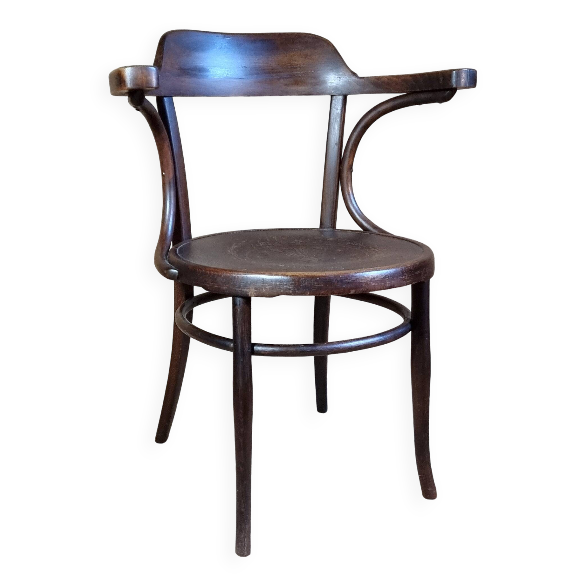J&J KOHN Bistro Style Office Chair Circa 1910