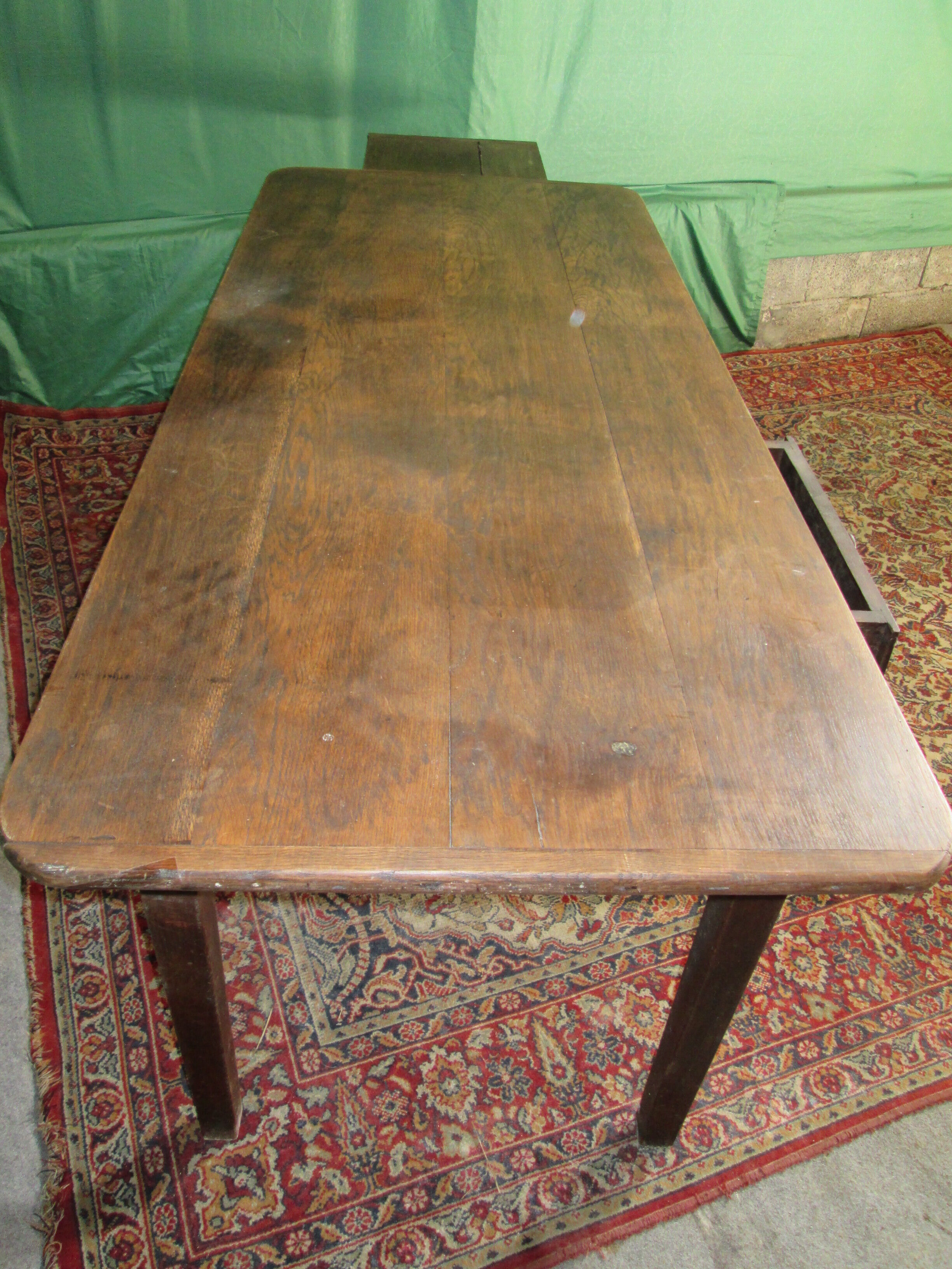Oak farm table