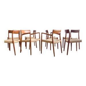 Chaises danoises en teck - niels