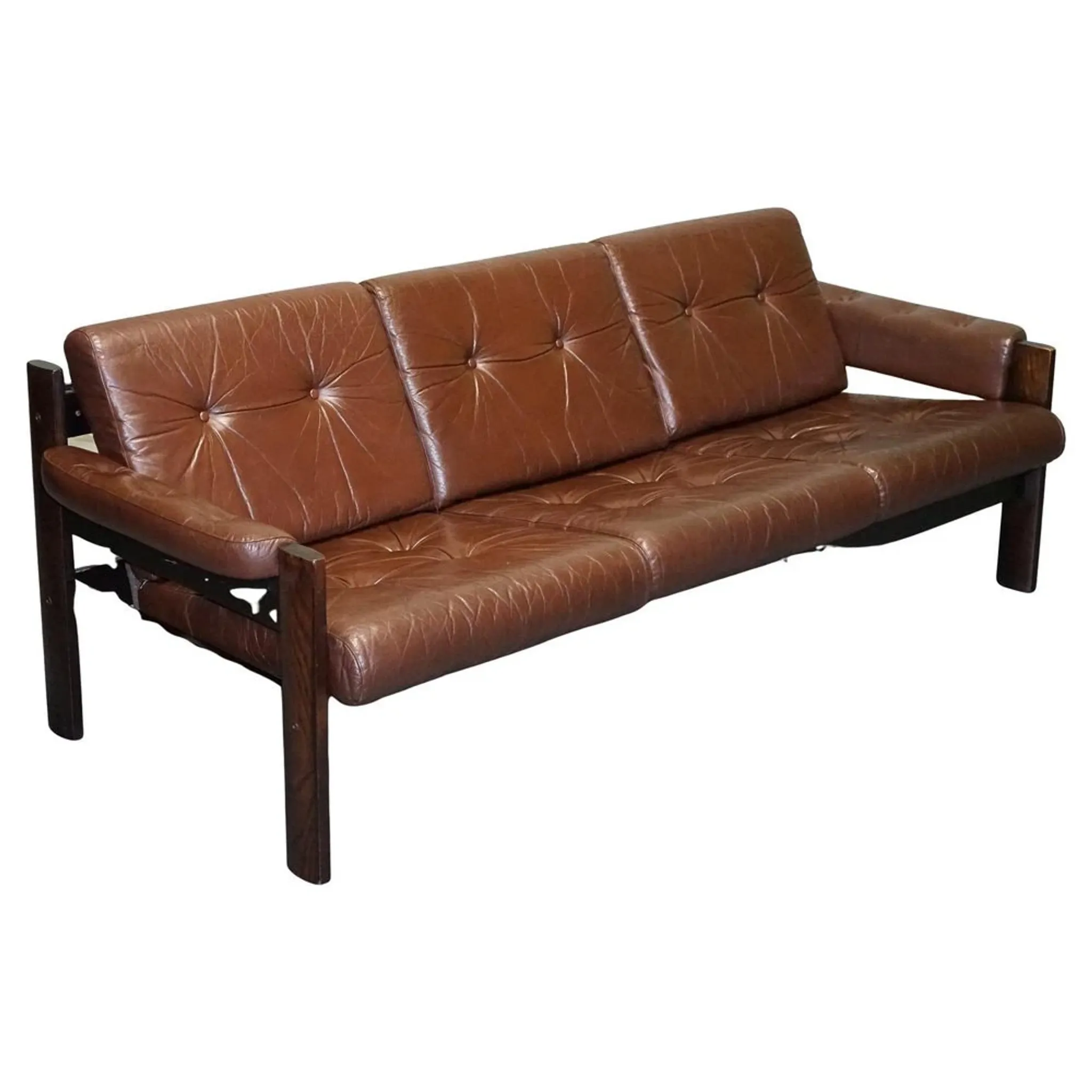 Three-Seater Vintage Scandinavian Sofa by Ekornes Stressless