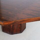 Octagonal dining ore conference table with drawers