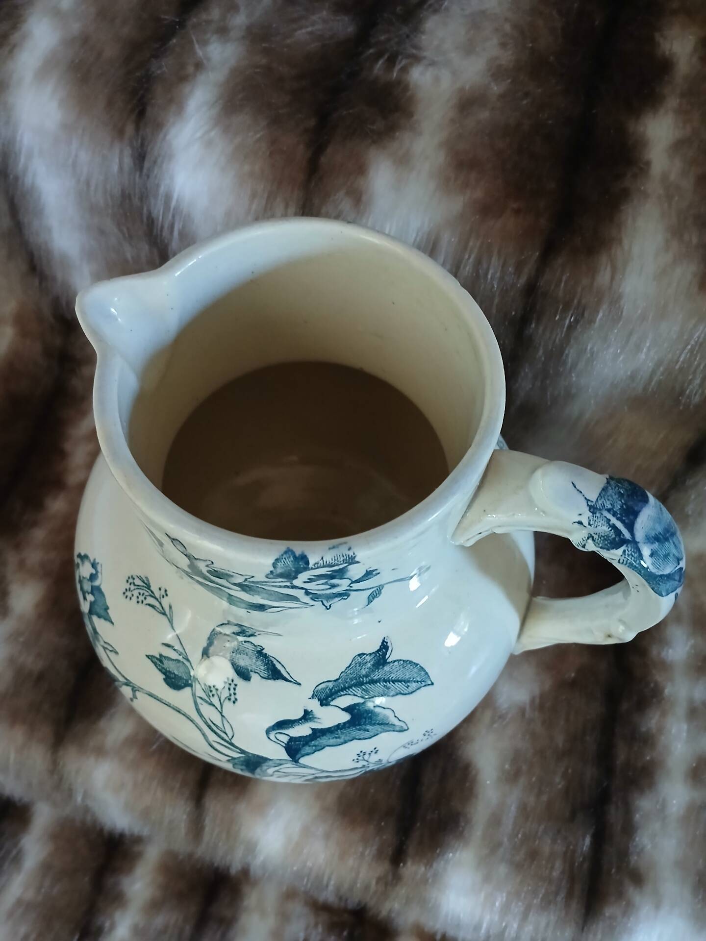 Antique pitcher in ironstone