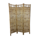 Vintage bamboo screen with 3 panels