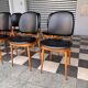 Set of 10 Pegase Baumann chairs