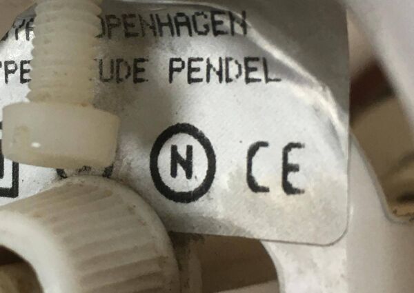 Suspension en verre Vintage Danish Etude par Michael Bang pour Royal Copenhagen