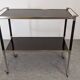 Table desserte moderniste à roulettes, Italie vers 1950