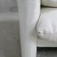 Maralunga sofa by Vico Magistretti, Cassina, white leather, Italy, circa 1970
