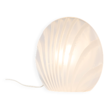 Table lamp in glass with zebra pattern by Peill & Putzler, Germany, 1970s.