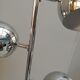 Lampadaire boules eye ball pied tulipe métal chromé