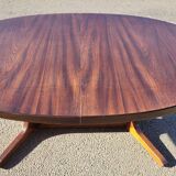 Vintage Baumann Scandinavian oval table - 1960s