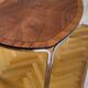 Mid-century dining table with chrome frame by Odenwald, 1960s