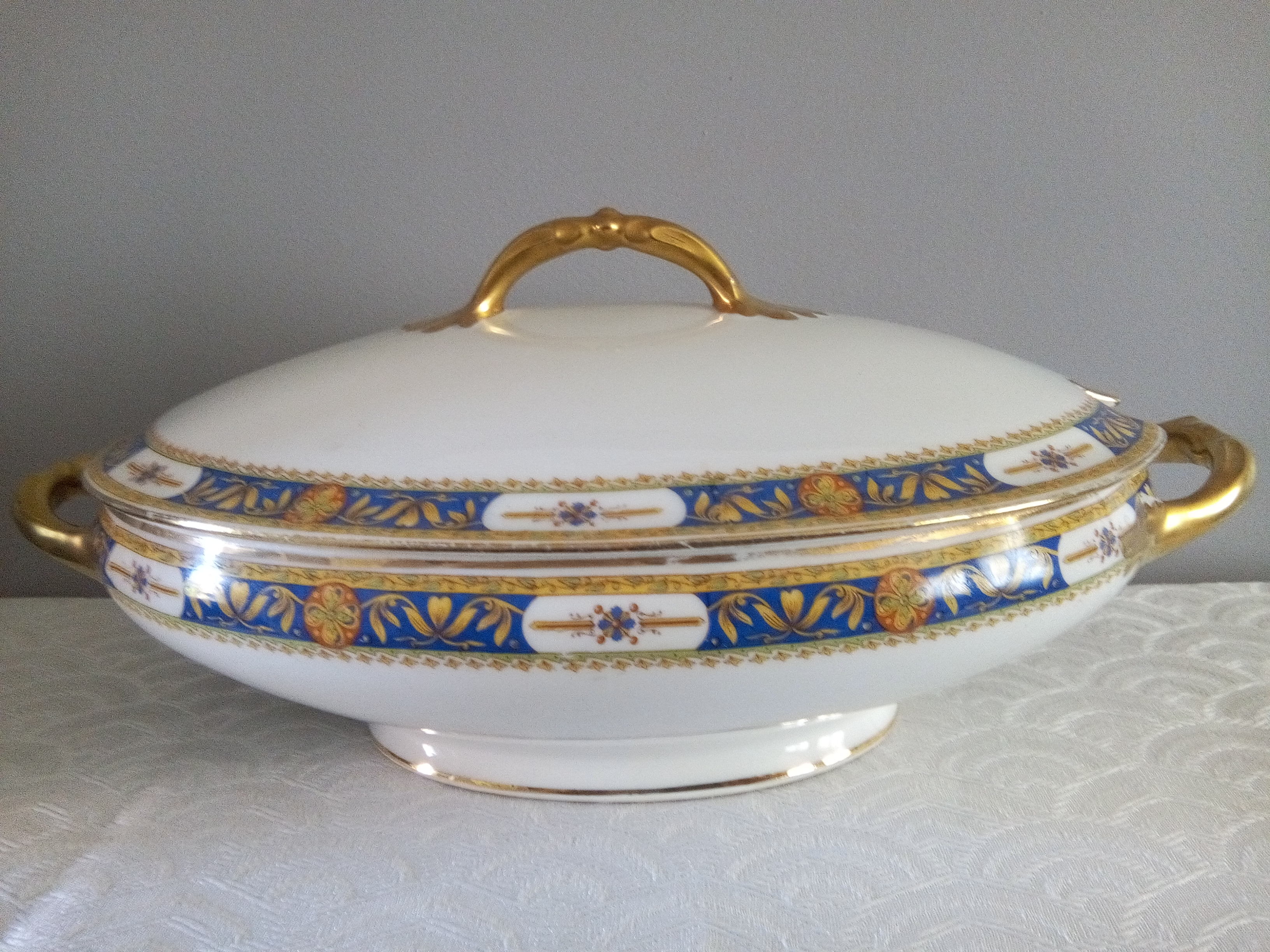 Limoges Porcelain Soup Bowl