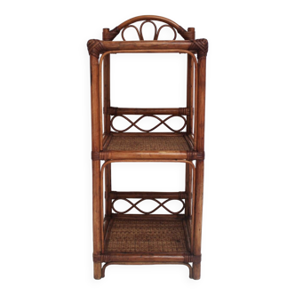 Rattan shelf