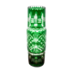 Green crystal vase, Poland, 1960s