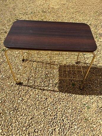 Table basse rangement disques