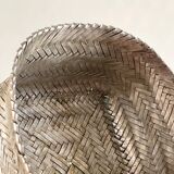 Woven alpaca catchall tray