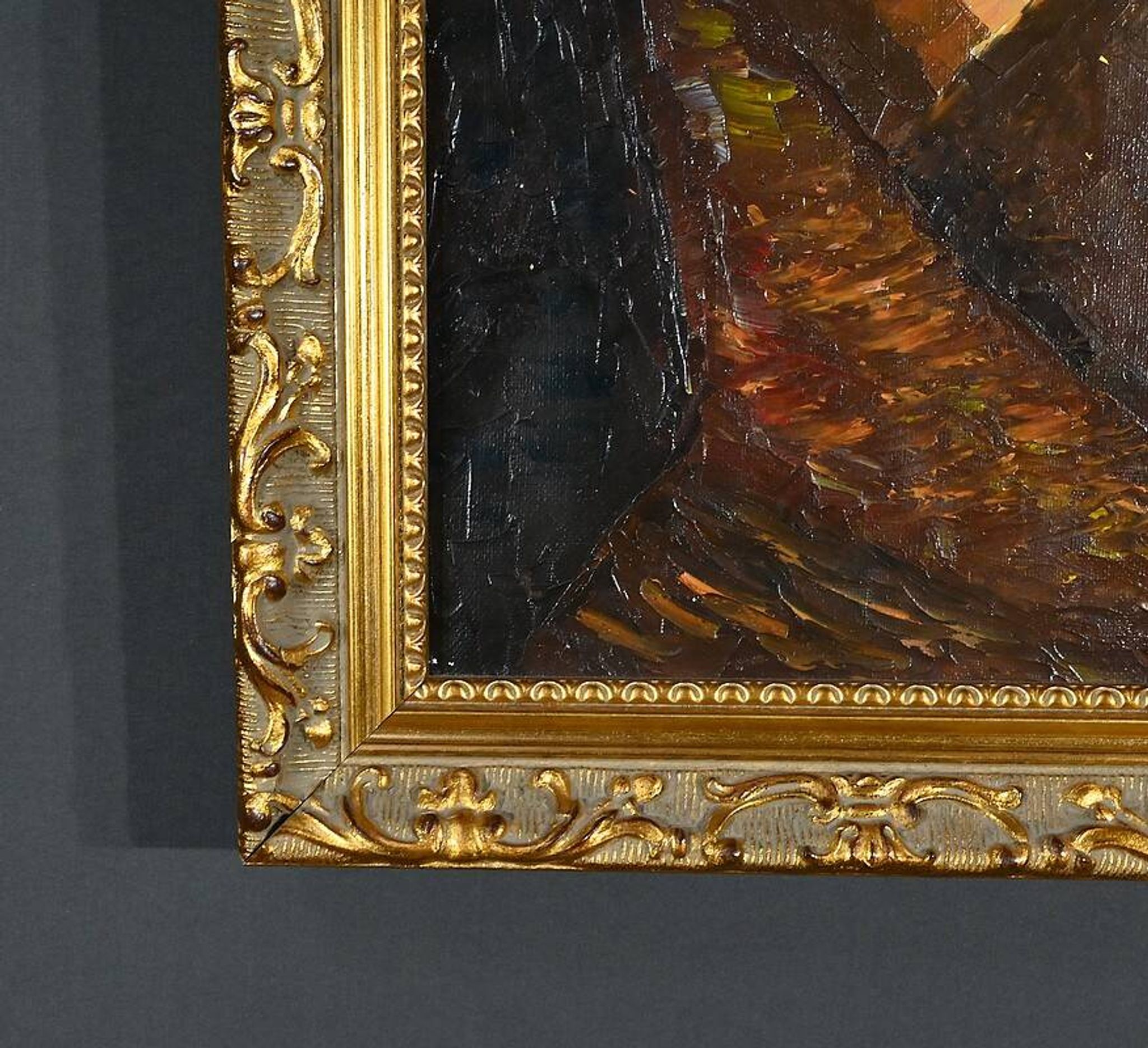 Important Oil on Canvas “La Tahitienne” signed Morillon – 1985