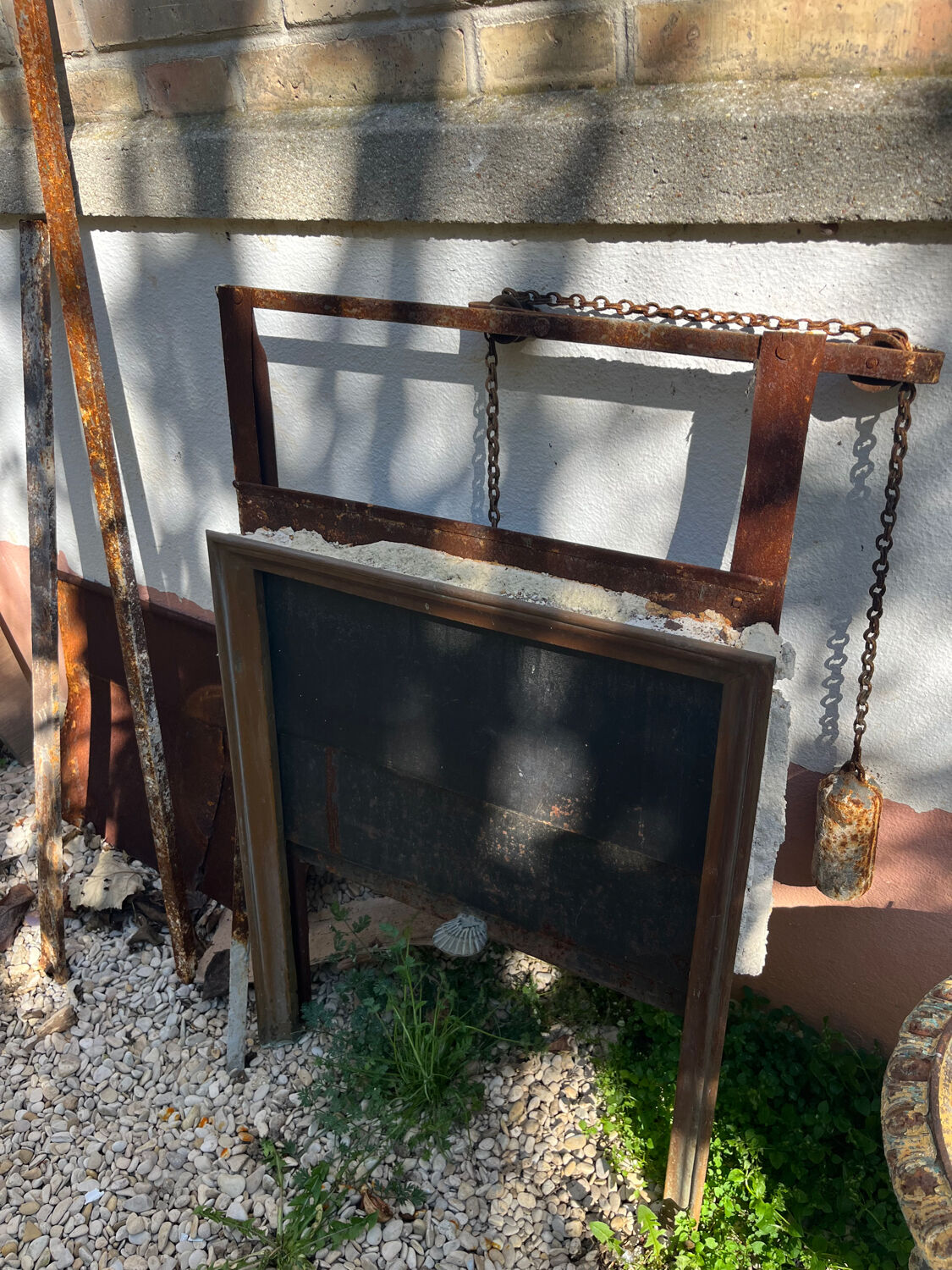 Old Pompadour fireplace (Ardennes marble?) - 19th century