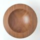 Fruit cup in vintage wooden diabolo shape