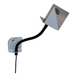 Adjustable metal wall lamp with geometric shapes, 1980