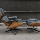 Armchair and ottoman by Charles et Ray Eames, Herman Miller edition, 1970