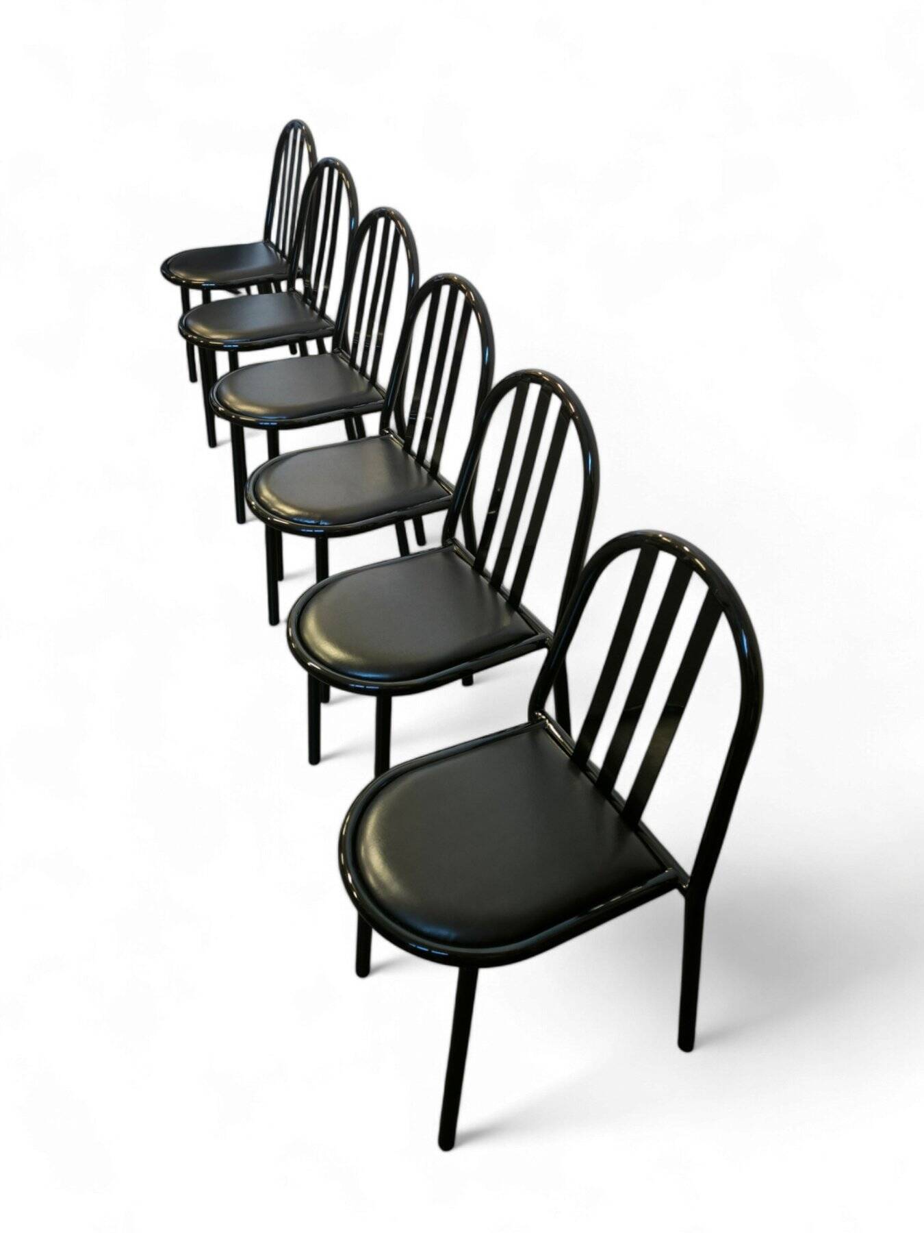6 Chairs Design by Robert Mallet-Stevens (design from 1930) Production Pallucco Rome On License Ecart