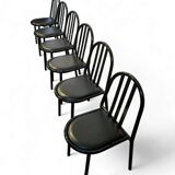 6 Chairs Design by Robert Mallet-Stevens (design from 1930) Production Pallucco Rome On License Ecart