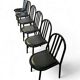 6 Chaises Design by Robert Mallet-Stevens (design 1930) Production Pallucco Roma Licensed by Ecart