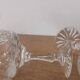 4 cut crystal champagne glasses