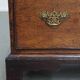 Commode anglaise ancienne du XVIIIe siècle à 3 tiroirs