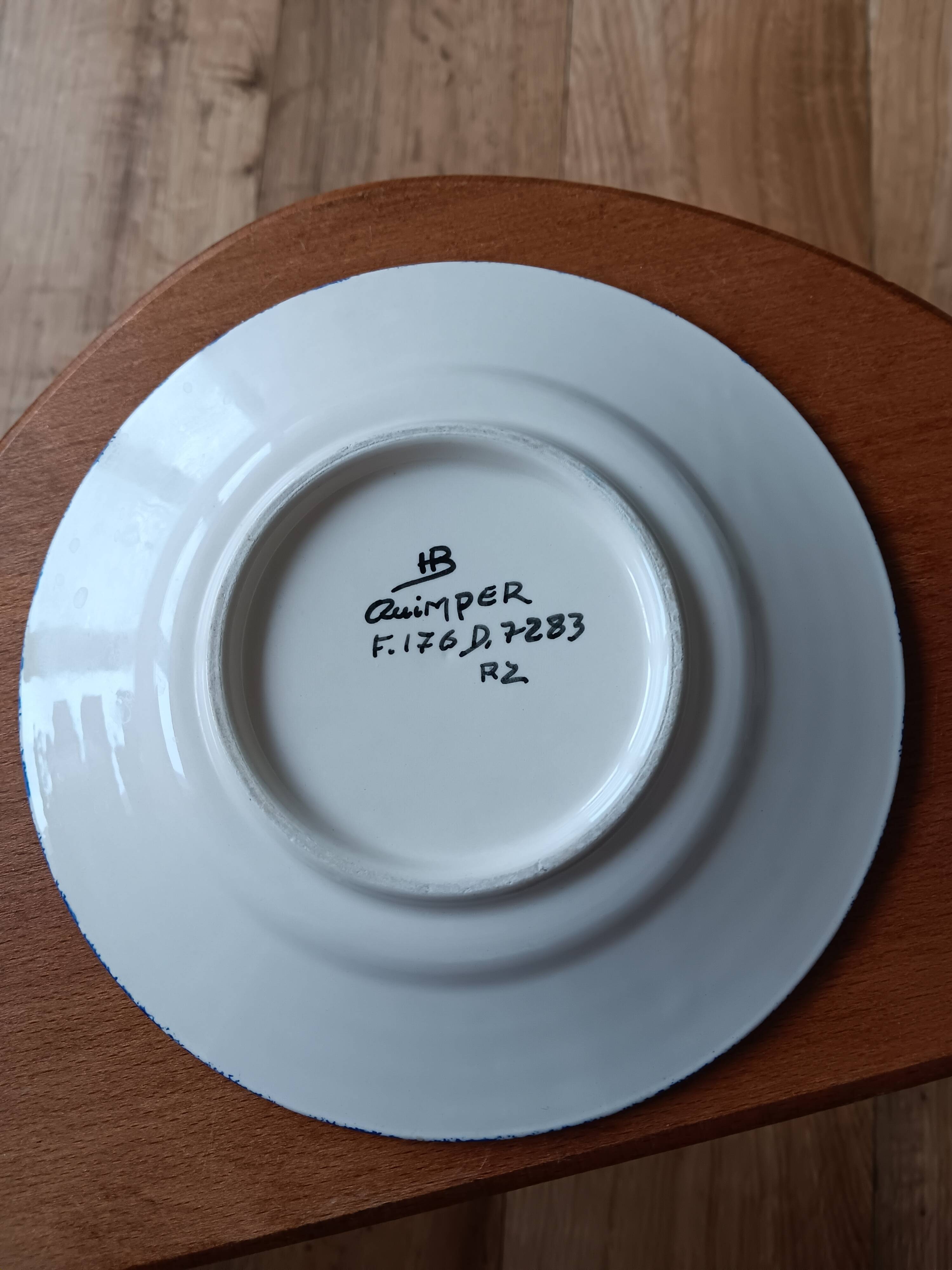 Petite assiette HB Quimper