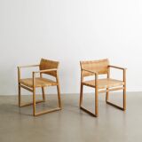 Danish Mid Century Wooden Dining Chairs by Børge Mogensen, 1960s