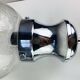 XL chrome and bubbled glass wall light Limburg, 1970s