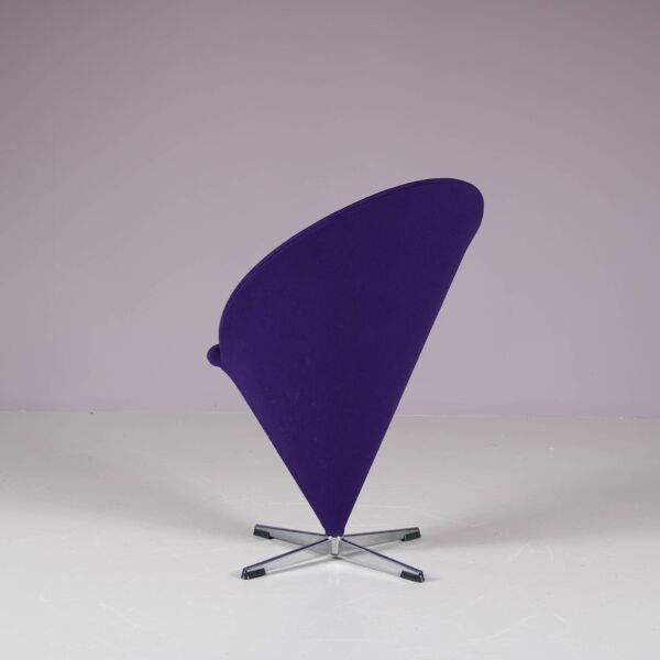 Chaise « Cone » des années 1960 par Verner Panton pour Plus Linje, Danemark