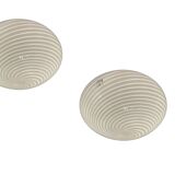 Murano Glass Flushmount Lights Set of 2