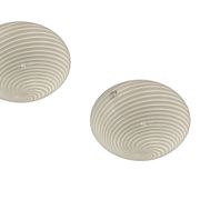Plafonniers en verre de Murano, ensemble de 2