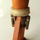 Handmade wooden nutcracker (miner), made in Erzgebirge/East Germany, vintage from the 1950s
