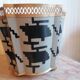 indoor planter made of painted sheet metal