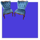 Paire de fauteuils crapaud