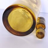 Amber Blown Glass Carafe