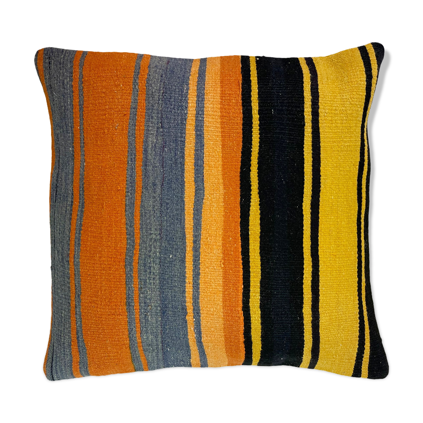 Vintage Turkish Kilim Cushion Cover , 60 x 60 cm